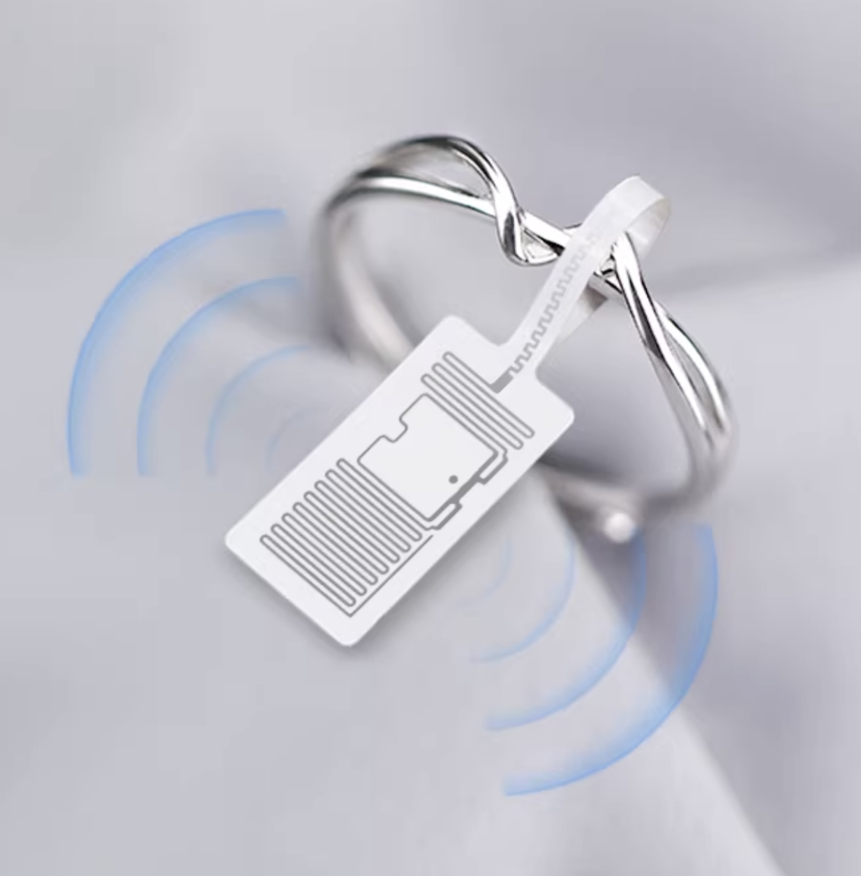 珠宝RFID折叠拖尾标签